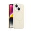 CUSTODIA CELLULARE DI SILICONE LIQUIDO + MAGNETICO PER APPLE IPHONE 14 PLUS BIANCO