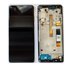DISPLAY AMOLED + TOUCHSCREEN DISPLAY COMPLETO + FRAME PER MOTOROLA G200 (XT2175) BLU ORIGINALE (SERVICE PACK 5D68C20181)