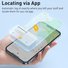 BASEUS T2 PRO DISPOSITIVO ANTI-SMARRIMENTO INTELLIGENTE STILE CORDINO RICERCA CON UN CLIC PER UN POSIZIONAMENTO ACCURATO PER APPLE / ANDROIDE BIANCO - 5
