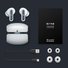 LANSHIDUN TG12B TWS EARPHONE BIANCO PER APPLE / HUAWEI / XIAOMI - 1