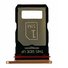 DUAL SIM TRAY PER MOTOROLA EDGE 50 (XT2407-1) PELURIA DI PESCA / ARANCIA - 1